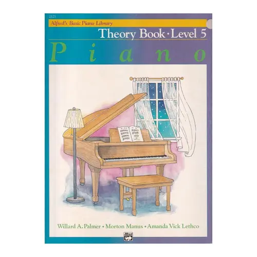 Alfred's Basic Piano Course - Theory Book 5 - Promoção!