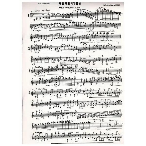 Momentos - violino solo