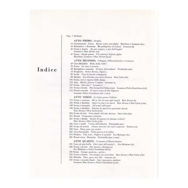 La Forza Del Destino - Vocal Score (Edição Antiga)
