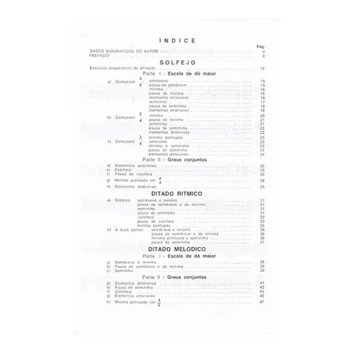 Curso Preparatório De Solfejo e Ditado Musical - 14 edição