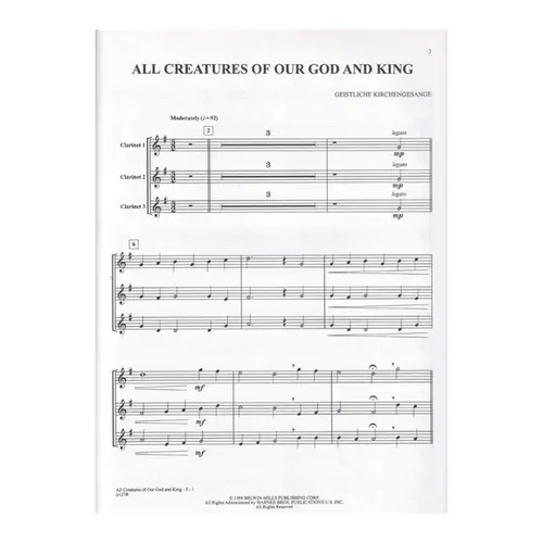 Favorite Hymns Book 2 - Clarinet