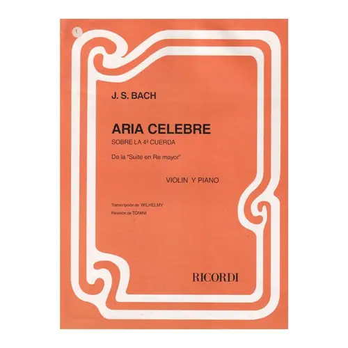 Aria Celebre Sobre La Quarta Cuerda