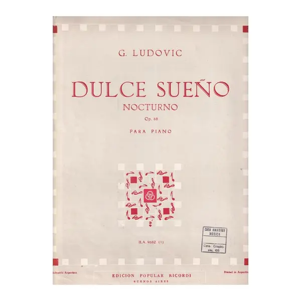 Dulce Sueno - Nocturno - Op.68