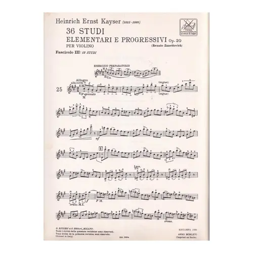 36 Studi Element.E Prog.-Op.20-V.3