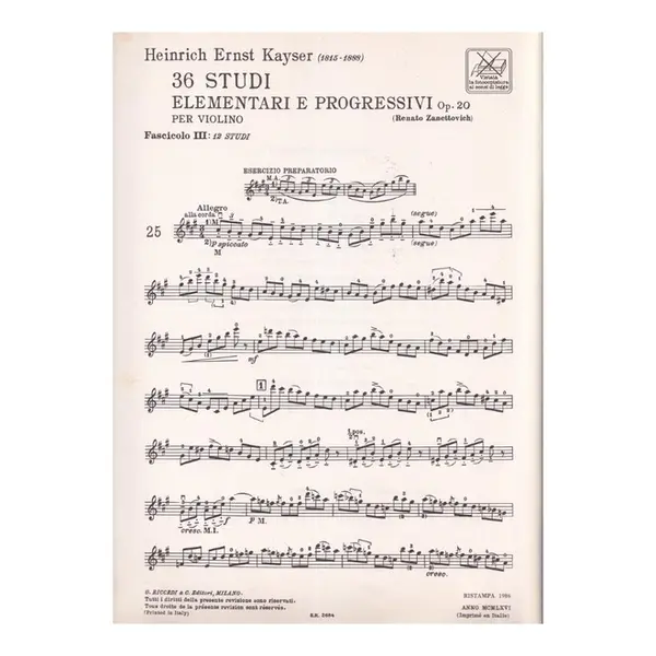 36 Studi Element.E Prog.-Op.20-V.3