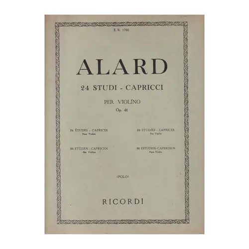 24 Studi-Capricci - Op.41  (Edição Antiga)