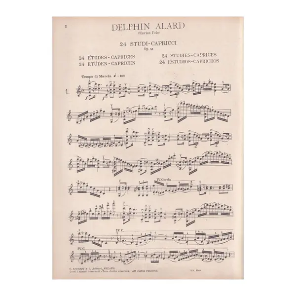 24 Studi-Capricci - Op.41  (Edição Antiga)