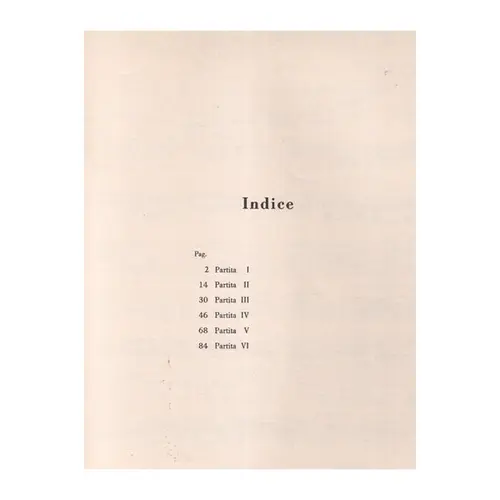 Partitas para Piano