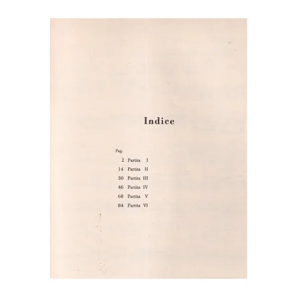Partitas para Piano
