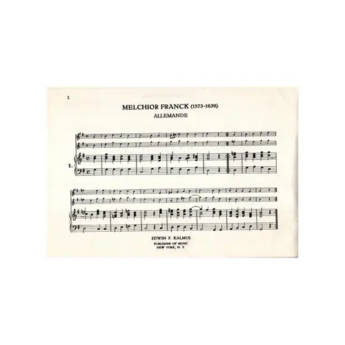 Baroque Trio Pieces for descant and treble recorder and piano