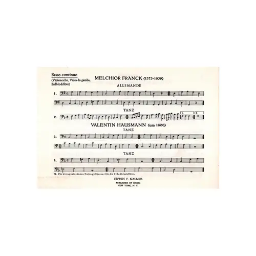 Baroque Trio Pieces for descant and treble recorder and piano