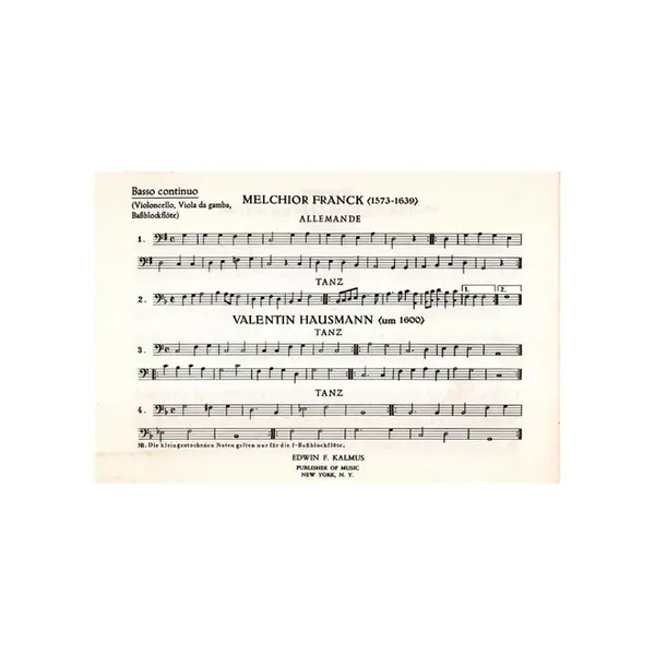 Baroque Trio Pieces for descant and treble recorder and piano