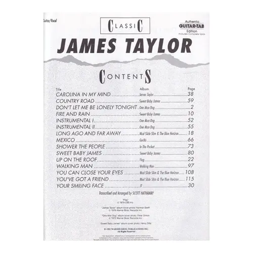 Classic James Taylor