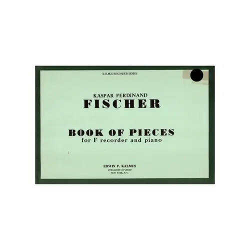 Book of pieces for F recorder and piano