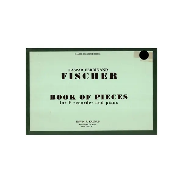 Book of pieces for F recorder and piano