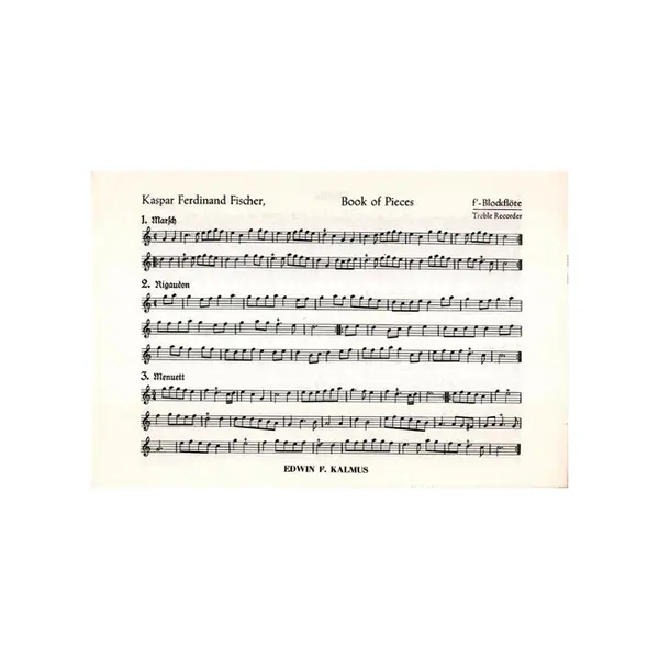 Book of pieces for F recorder and piano