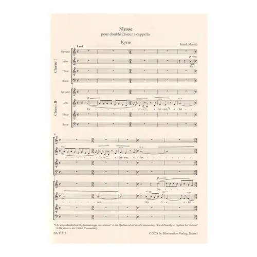 Mass for Double Choir a cappella