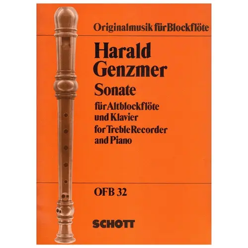 Sonate fur altblockflote und klavier