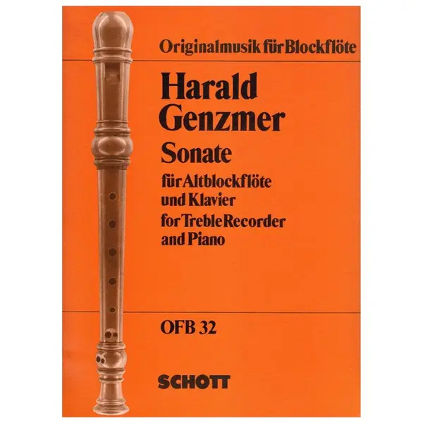 Sonate fur altblockflote und klavier