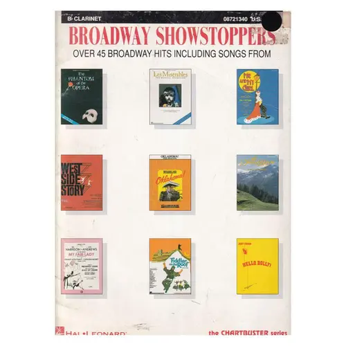 Broadway Showstoppers - Clarinet