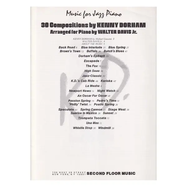 K.D 30 Compositions by Kenny Dorham