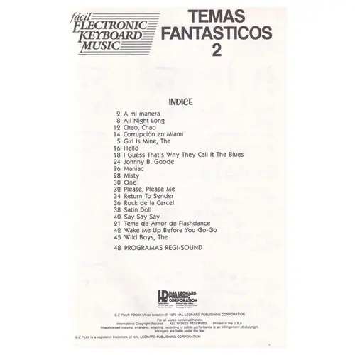 Temas Fantasticos 2
