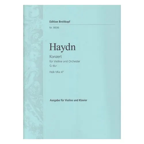 Violin Concerto in G major Hob VIIa:4
