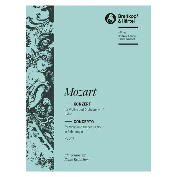 Concerto n.1 for violin KV 207 - piano reduction
