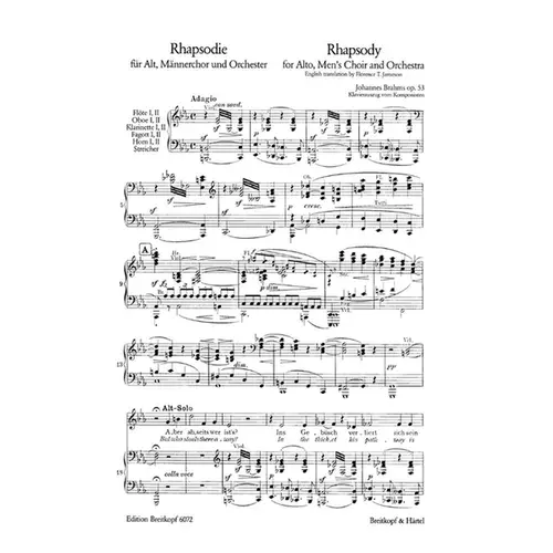 Rhapsodie Op.53 - Piano vocal score