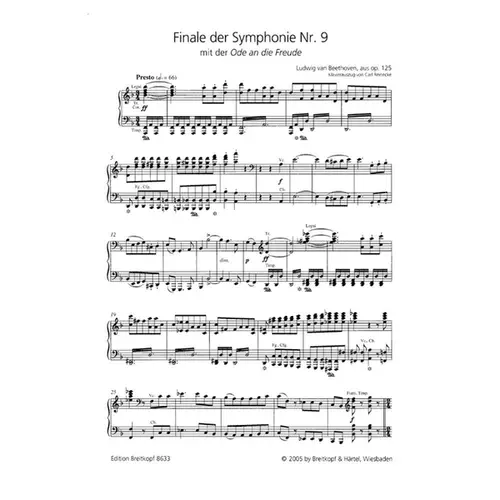 Symphonie n.9 Op.125 - Piano vocal score