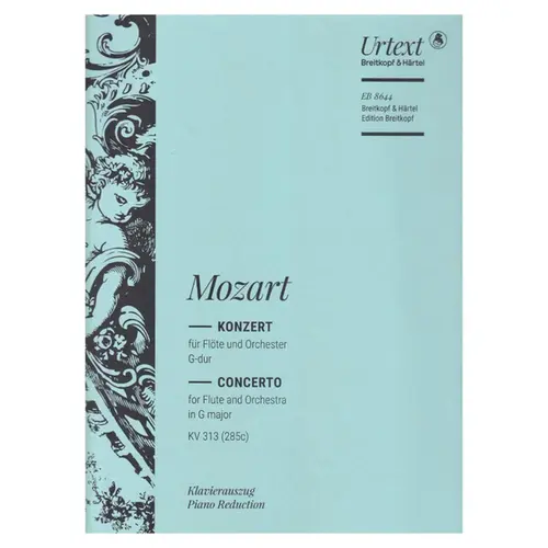 Concerto for flute and orchestra in G-major KV 313 -piano reduction