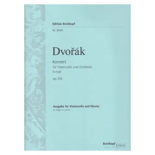Violoncello konzert h-moll Op.104 - piano reduction