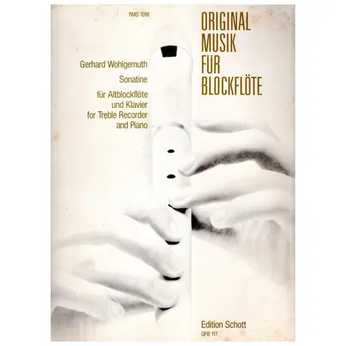 Sonatine Fur Altblockflote und klavier