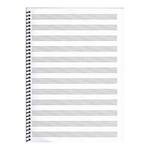 Caderno de música didático MusiMed 21,5x29 espiral brochura