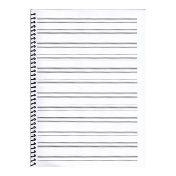 Caderno de música didático MusiMed 21,5x29 espiral brochura