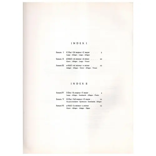 Sechs Sonaten Fur Altblockflote - Vol.1 und basso continuo