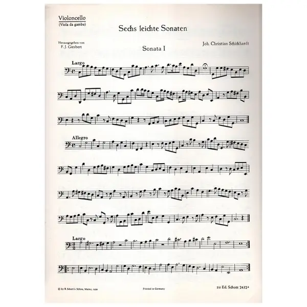 Sechs Sonaten Fur Altblockflote - Vol.1 und basso continuo