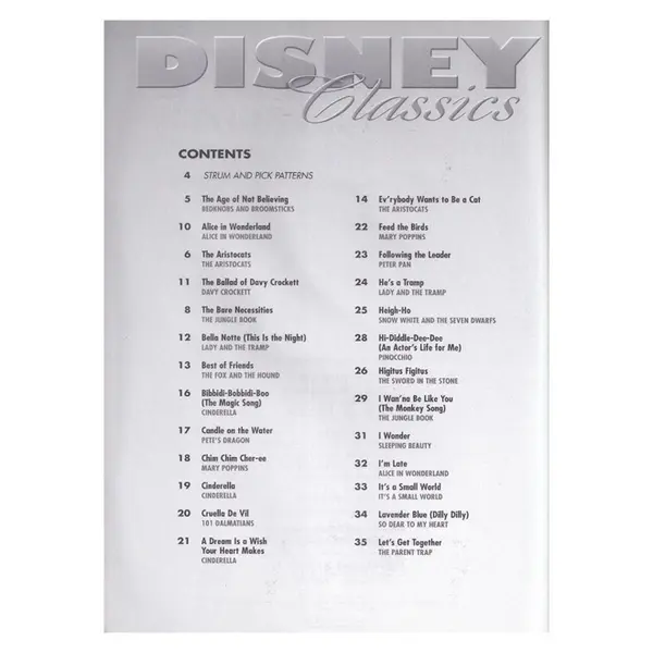 Disney Classics - Easy Guitar