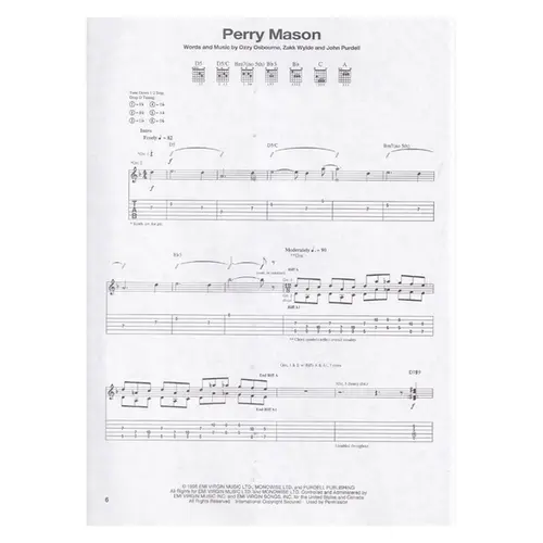 Ozzmosis - guitar recorded version