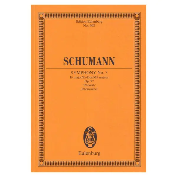 Symphony N.3 Op.97  Rhenish - study score