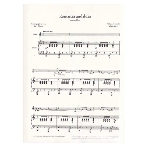 Romanza Andaluza Op.22 n.1