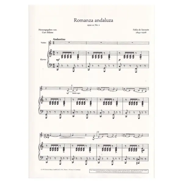 Romanza Andaluza Op.22 n.1