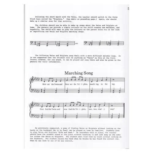Kinder-Keyboard – Teacher's Manual