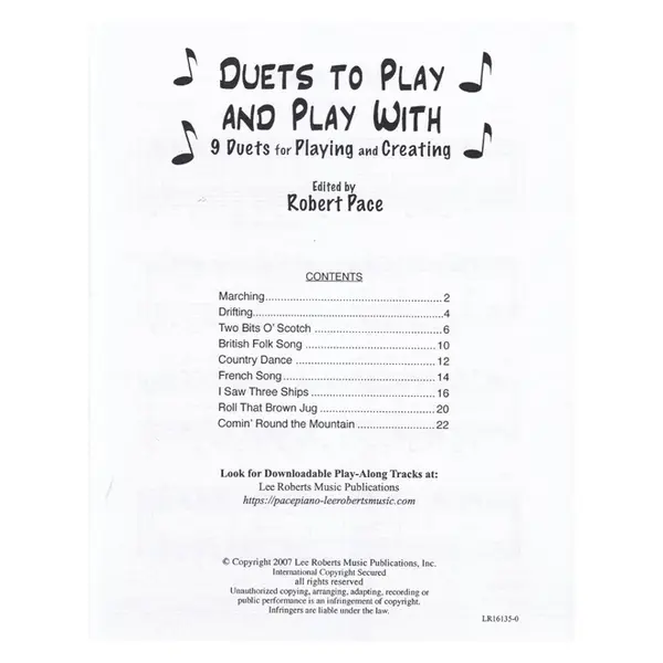 Duets to Play and Play With 9 Duets for Playing and Creating