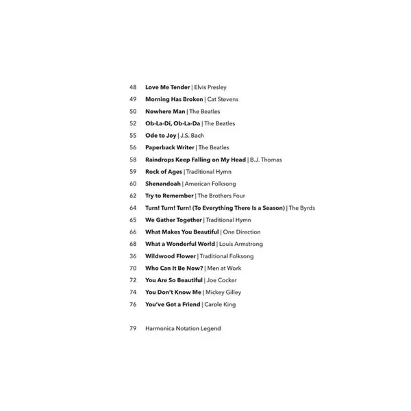 Simple Songs for Harmonica