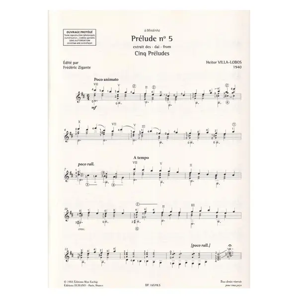 Prelude No. 5 - Guitar