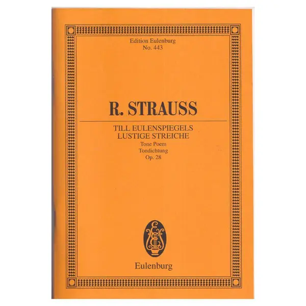 Till Eulenspiegels lustige Streiche, Op. 38 - study score