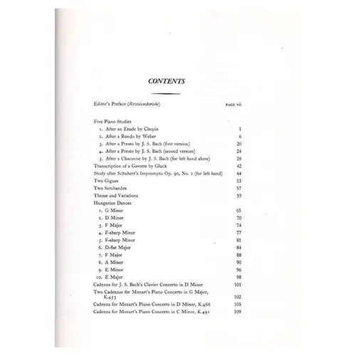 Complete Transcriptions, Cadenzas and Exercises