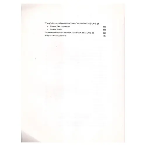 Complete Transcriptions, Cadenzas and Exercises