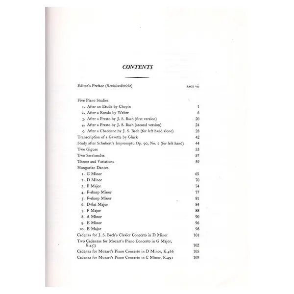 Complete Transcriptions, Cadenzas and Exercises